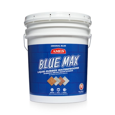 Ames Research Laboratories Ames Blue Max Liquid Rubber Waterproofer 5 Gallon - Blue BMX5RG